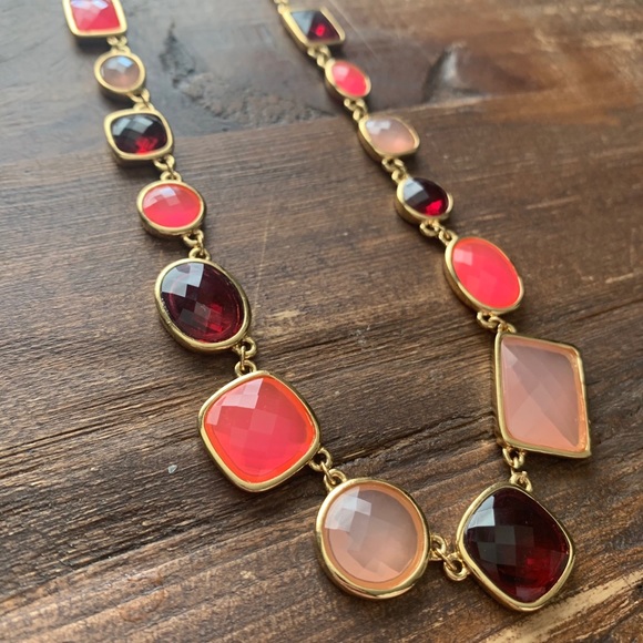 kate spade Jewelry - Long gold gem necklace